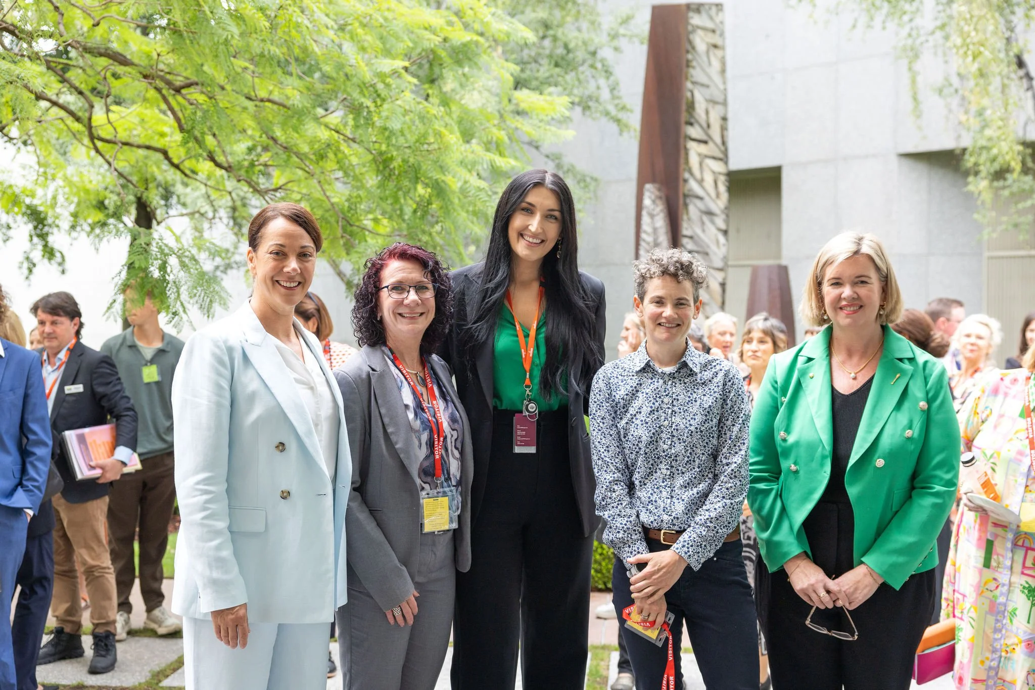 Parliamentarians and advocates gathered at Parliament House for the introduction of the Wellbeing of Future Generations Bill